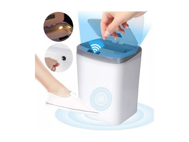&u+ TACHO DE BASURA INTELIGENTE SENSOR AUTOMATICO 14L BS-8624C